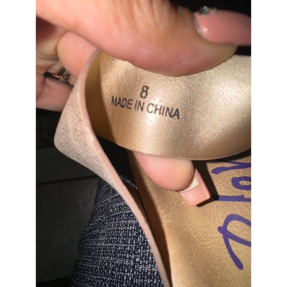 Blowfish Malibu‎ Miri rose gold metallic sandal Women’s 8 - Picture 6 of 7